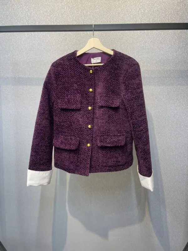 CHANEL Style Tweed Coat