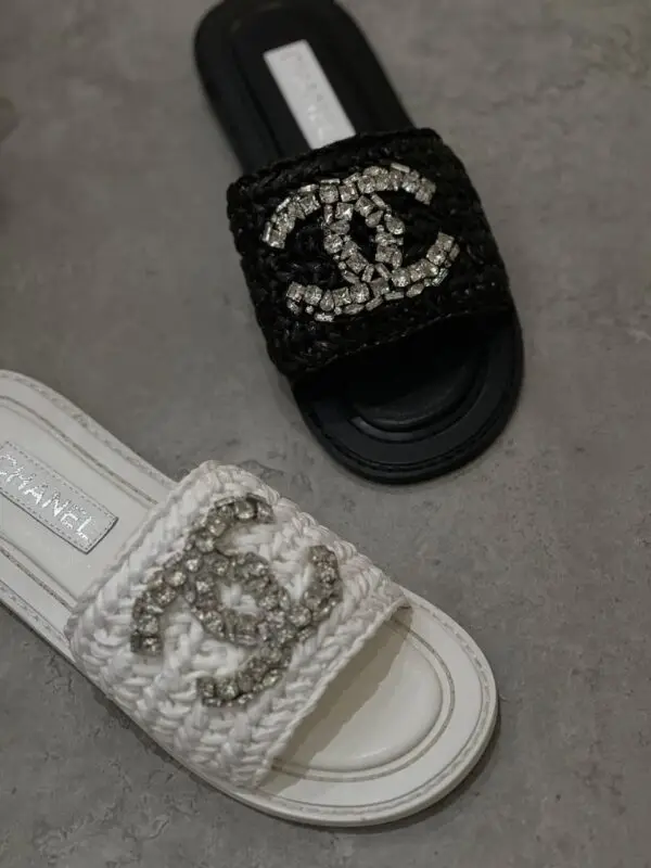 CHANEL Signature Logo Sandal