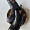 FENDI Domino Leather Biker Boots