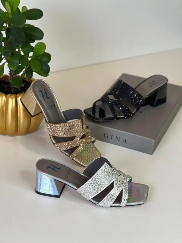 GINA Embellished Heeled Sandals