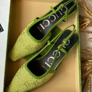Gucci Tom GG Crystal Slingback Pumps