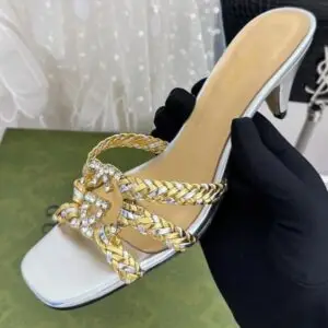 GUCCI Women's Studded Flat Sandals