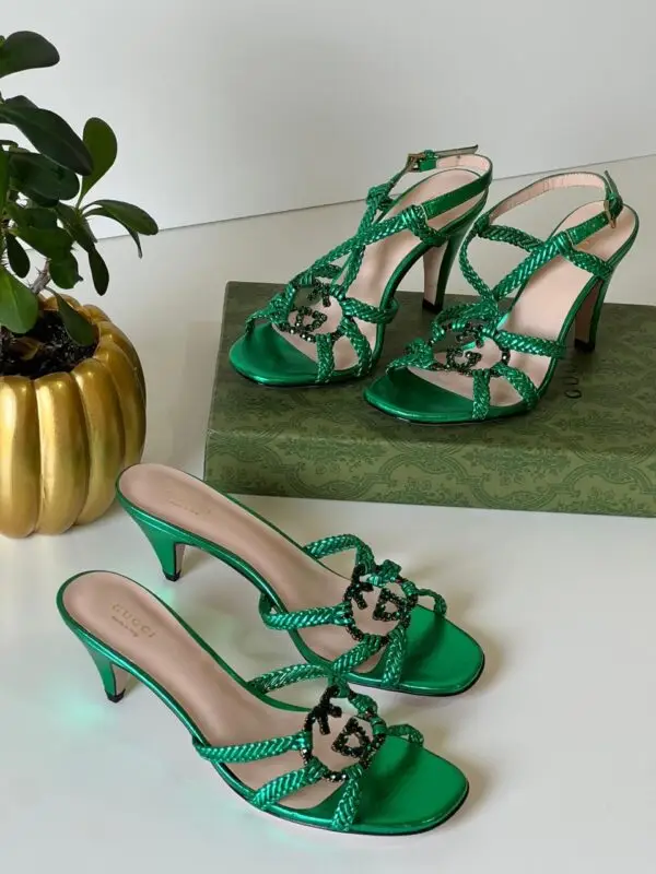 GUCCI Jordaan Leather Pump