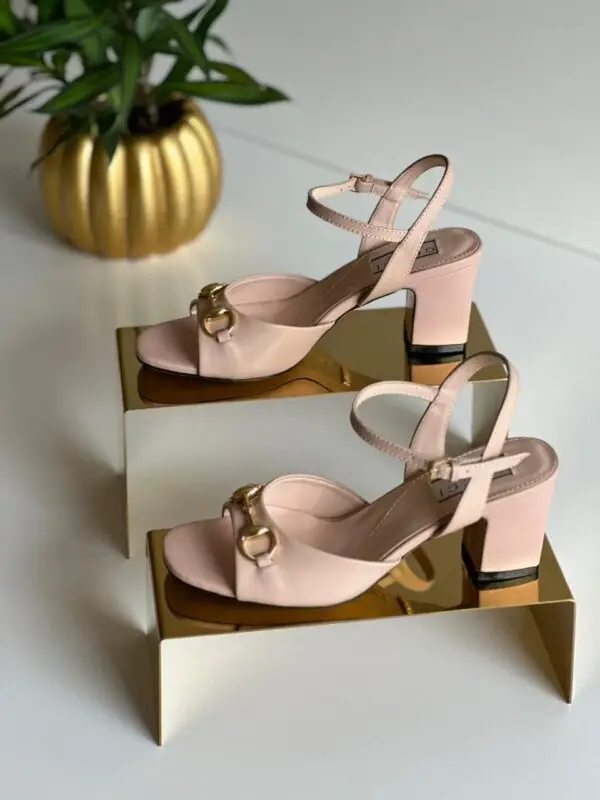 GUCCI Horsebit Leather Sandal