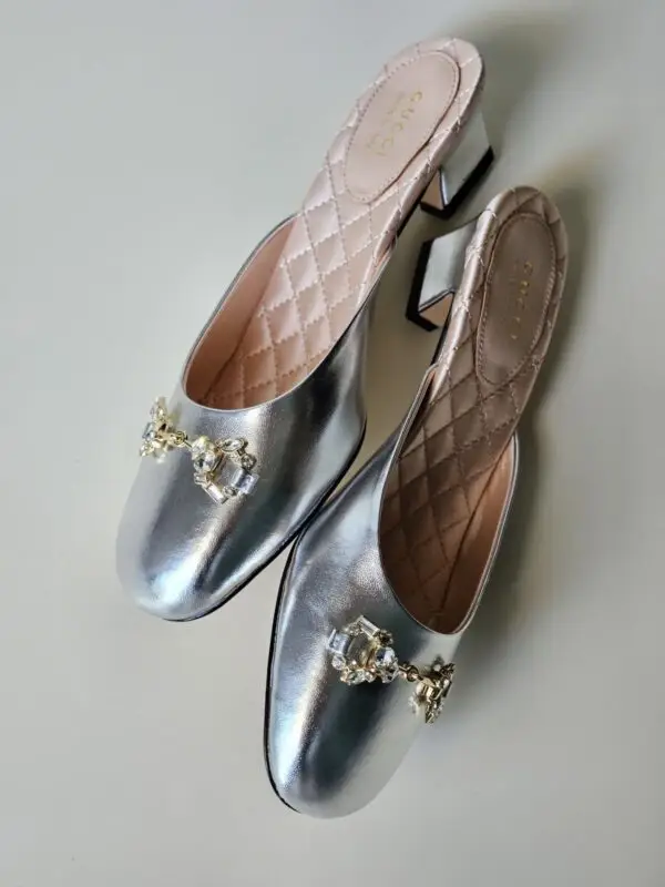 GUCCI Patent Leather Mules