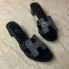 HERMES Crystal Sandal