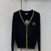 LOEWE Monogram Print Zipper Pocket Top