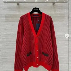 LOUIS VUITTON x Park Seo-Bo Wool Cardigan