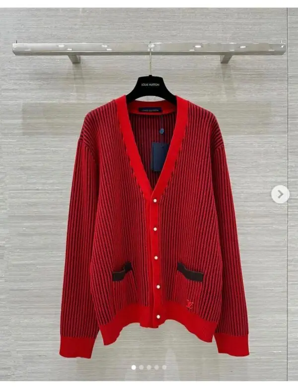 LOUIS VUITTON x Park Seo-Bo Wool Cardigan