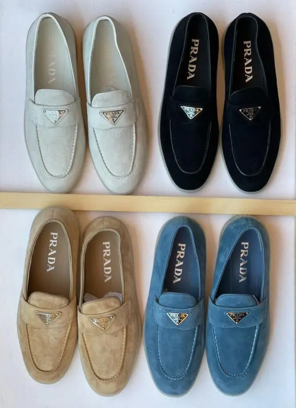 PRADA Leather Loafers