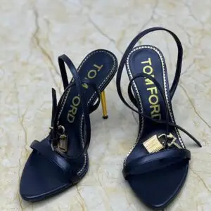 TOM FORD Padlock Leather Sandals