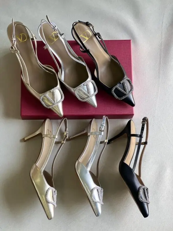 VALENTINO Elegant Pointed Toe Stiletto Heels