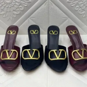 VALENTINO Rockstud Buckle Flat Slipper