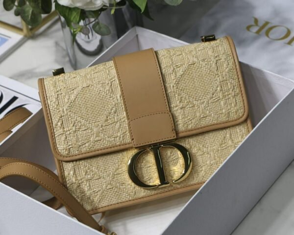DIOR 30 MONTAIGNE Raffia Bag