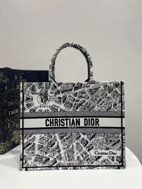 CHRISTIAN DIOR Oblique Book Tote Bag