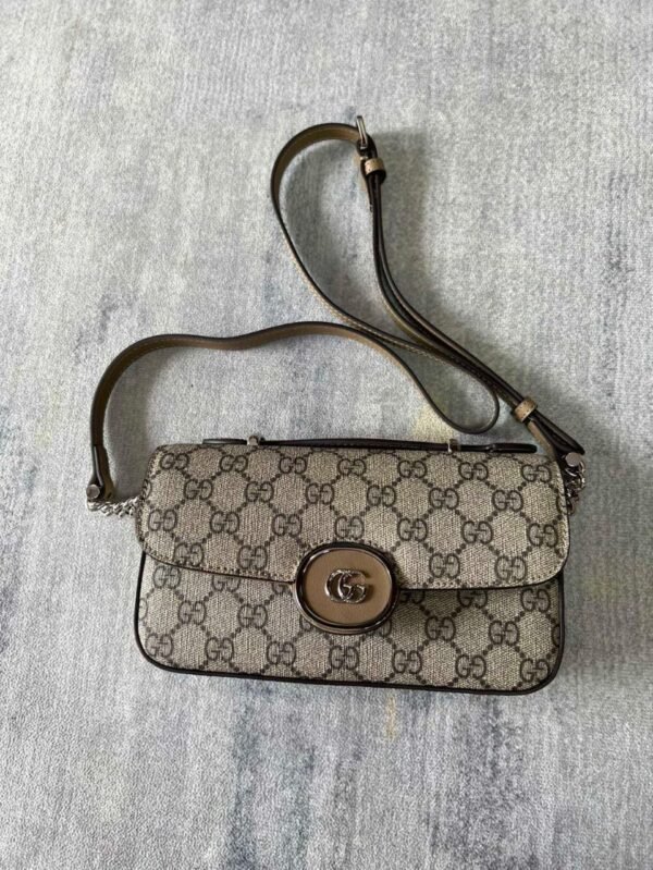 Gucci Petite GG Supreme Shoulder Bag