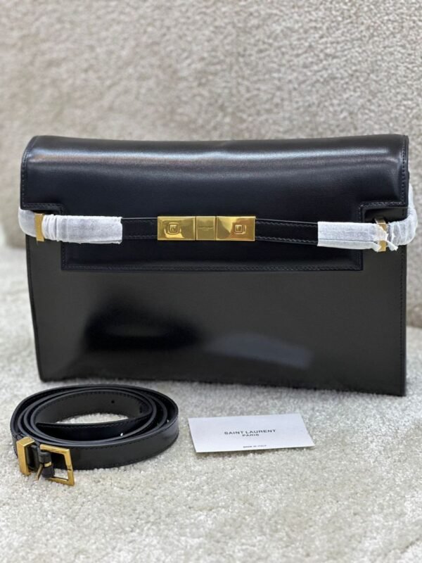 Saint Laurent Leather Crossbody Clutch