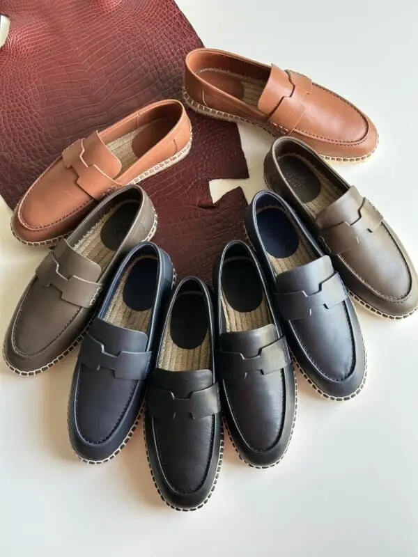 HERMES Penny Loafers
