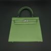 Hermès Kelly 25 Sellier Vert Criquet