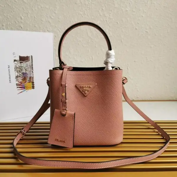 PRADA Saffiano Leather Panier Bag