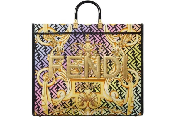 FENDI Sunshine Leather Handbag