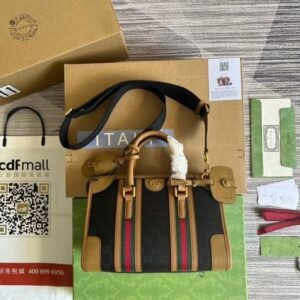 GUCCI Bauletto Top Handle Bag