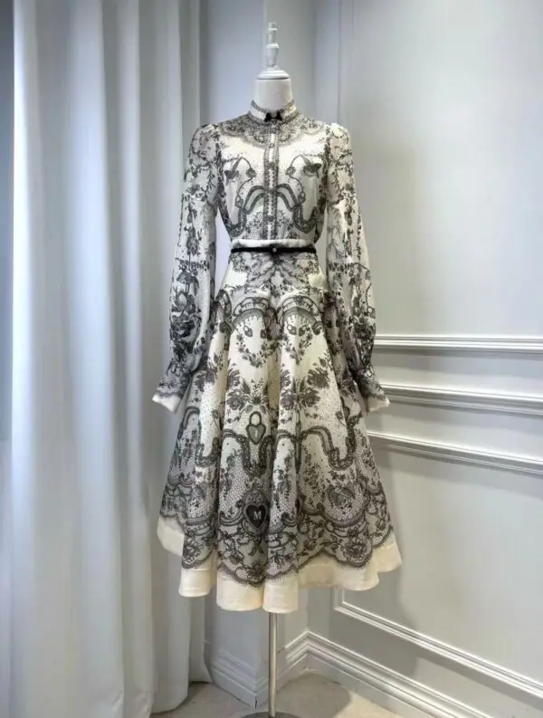 ZIMMERMAN Floral Lace Dress