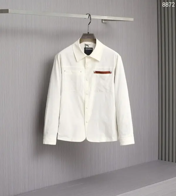 ZEGNA White Oxford Shirt