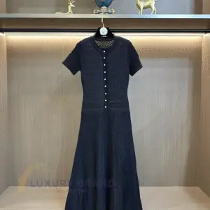 Sandro Flared Knitted Dress